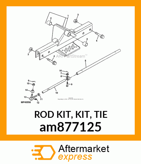 ROD KIT, KIT, TIE am877125