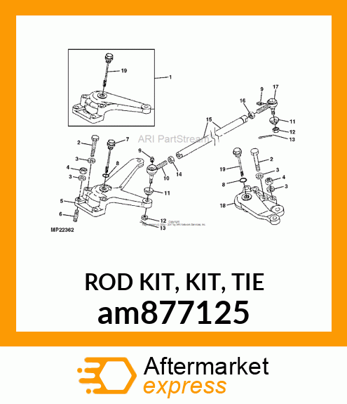 ROD KIT, KIT, TIE am877125