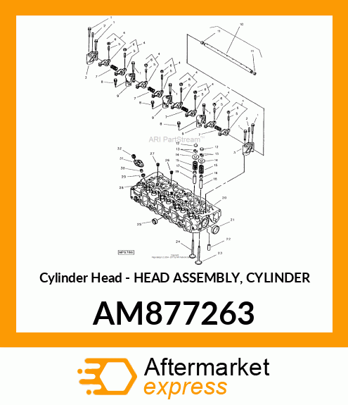 Cylinder Head AM877263