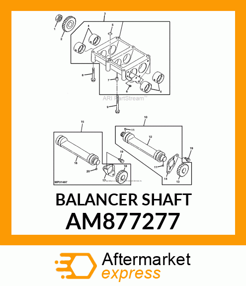 Balancer Shaft AM877277