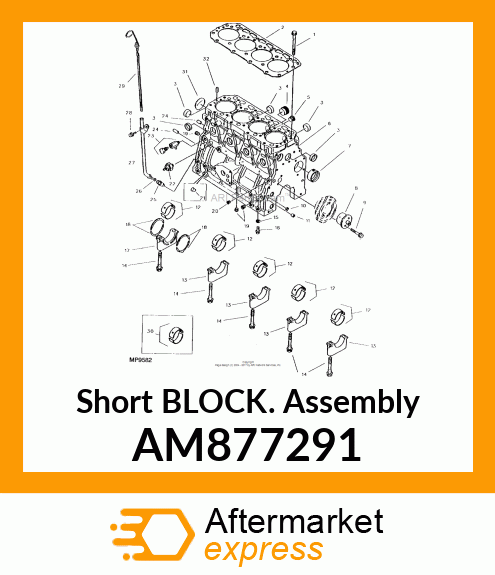 Short Block Assembly AM877291