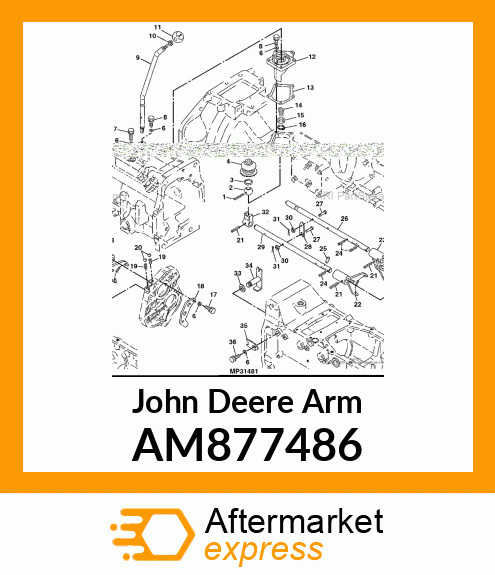 ARM, WELDED B SHIFT AM877486