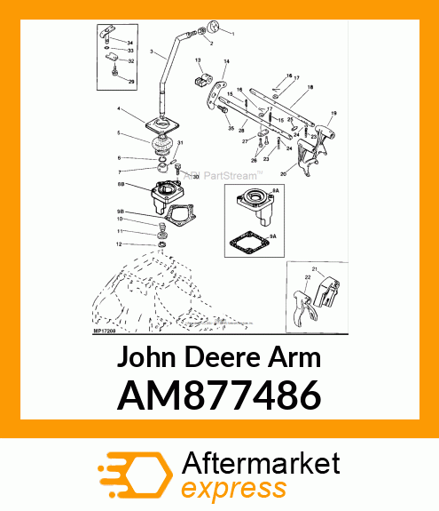 ARM, WELDED B SHIFT AM877486