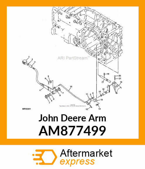 ARM, ARM, WELDED CHANGE PTO AM877499