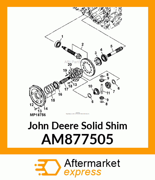 SHIM PACK AM877505