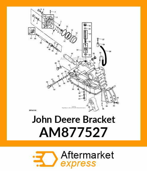 BRACKET, TOP LINK AM877527