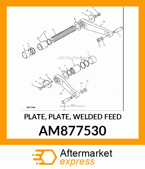 PLATE, PLATE, WELDED FEED AM877530