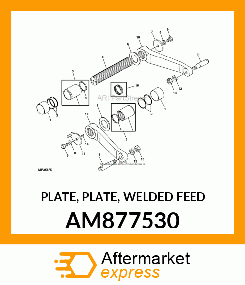 PLATE, PLATE, WELDED FEED AM877530