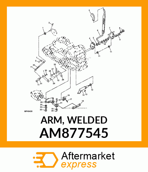ARM, WELDED AM877545