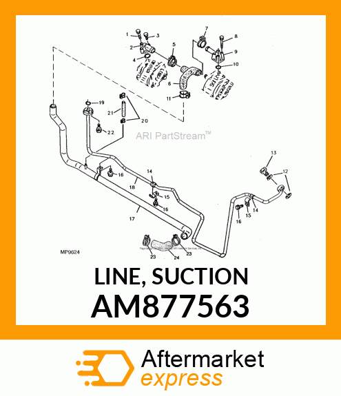 LINE, SUCTION AM877563