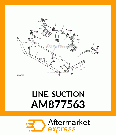 LINE, SUCTION AM877563