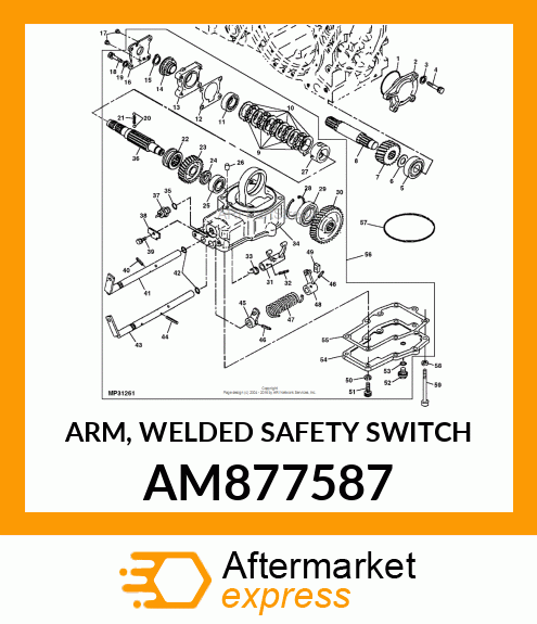 ARM, WELDED SAFETY SWITCH AM877587