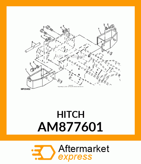 HITCH, HITCH, WELDED AM877601