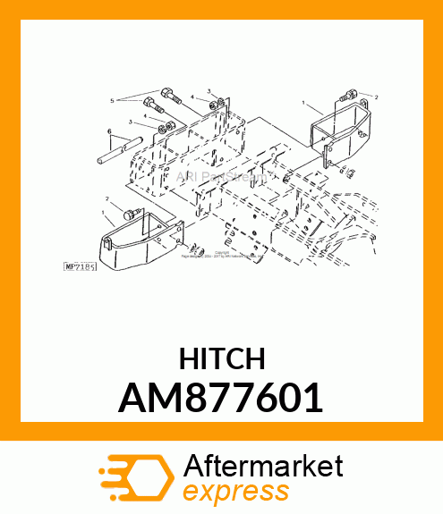 HITCH, HITCH, WELDED AM877601