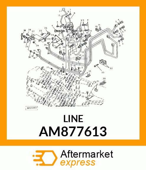 LINE, PRESSURE AM877613