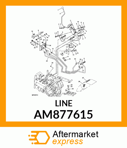 LINE, PRESSURE AM877615