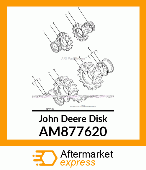 DISC ASSY AM877620