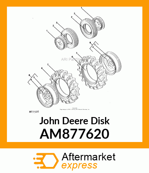 DISC ASSY AM877620