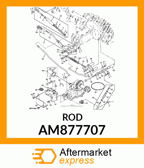 TURNBUCKLE, TURNBUCKLE ASSY AM877707