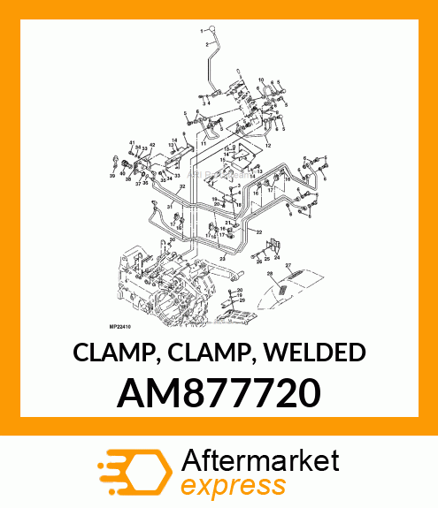 CLAMP, CLAMP, WELDED AM877720