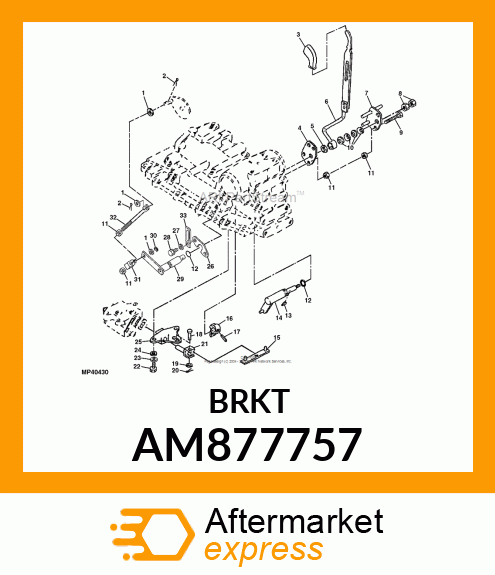 PLATE, PLATE, FRICTION AM877757