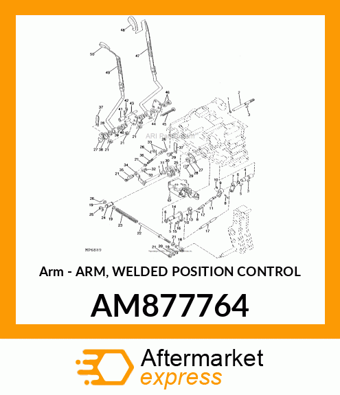 Arm Welded Position Contro AM877764