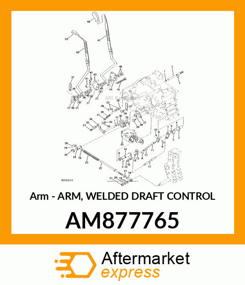 Arm Welded Draft Control AM877765