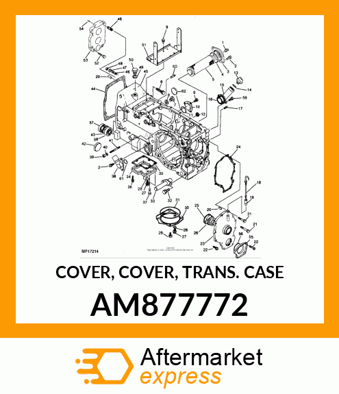 COVER, COVER, TRANS. CASE AM877772