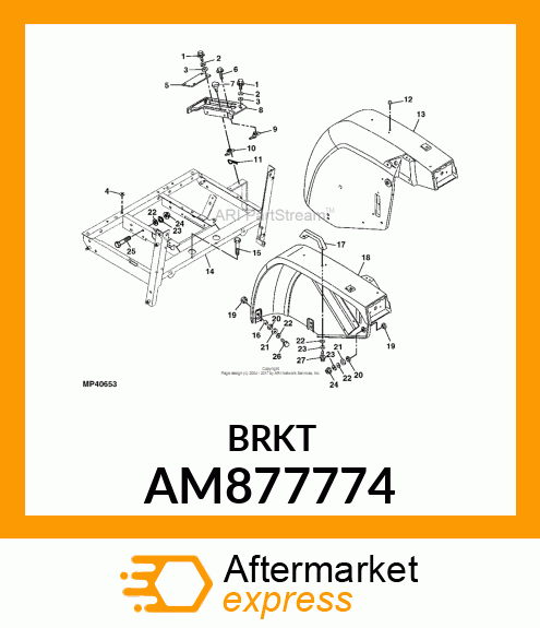 STOPPER, WELDED LEVER AM877774