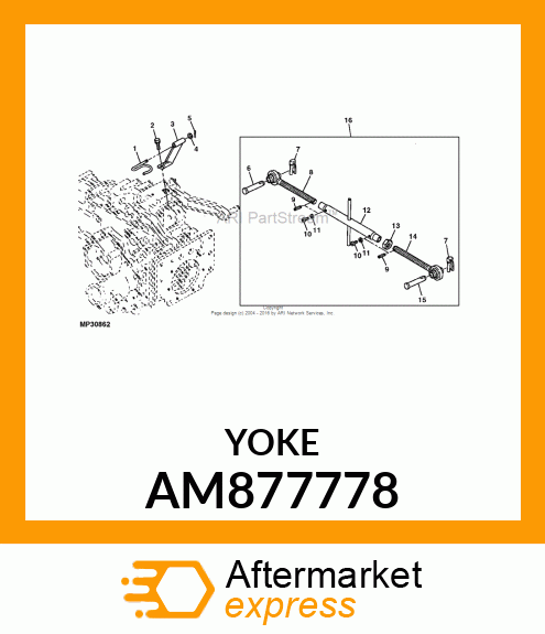 LINK, WELDED RH CENTER AM877778