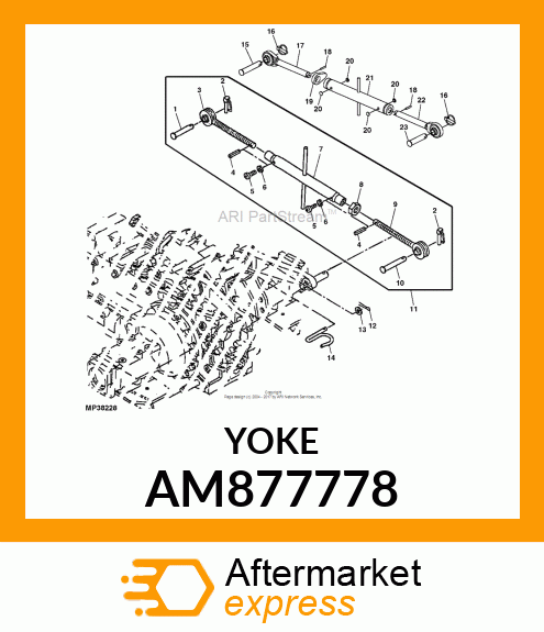 LINK, WELDED RH CENTER AM877778