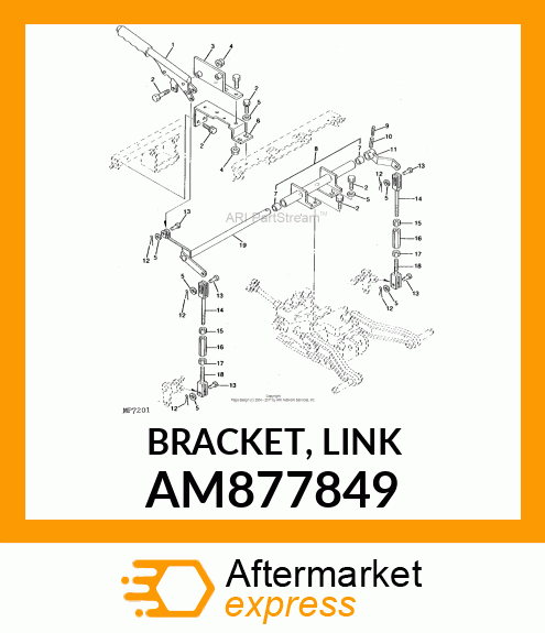 BRACKET, LINK AM877849