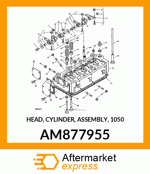 Cylinder Head AM877955