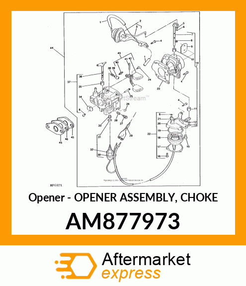 Opener - OPENER ASSEMBLY, CHOKE AM877973