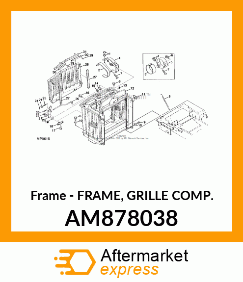 Frame Grille Comp AM878038