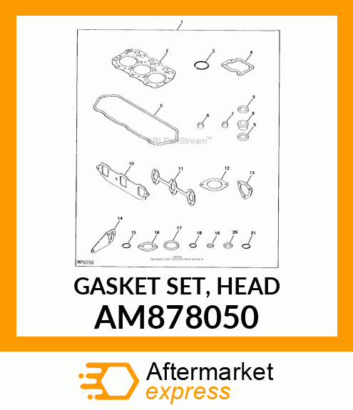 GASKET SET, HEAD AM878050