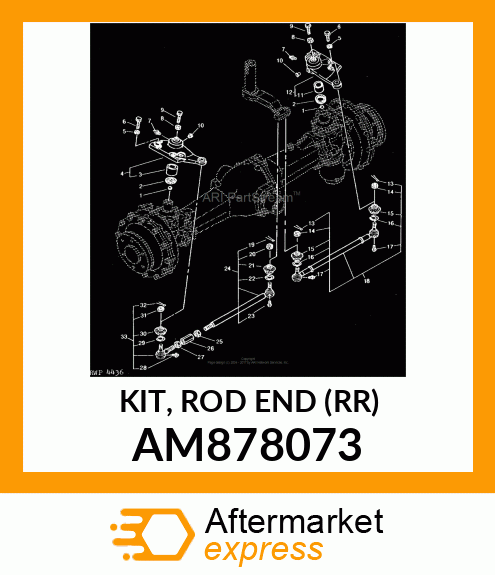 KIT, ROD END (RR) AM878073