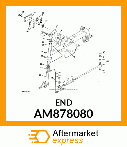 ROD KIT, KIT, TIE AM878080