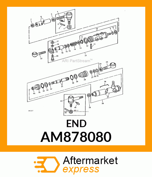 ROD KIT, KIT, TIE AM878080