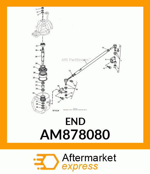 ROD KIT, KIT, TIE AM878080