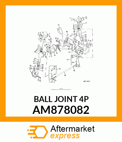 BALL JOINT, KIT, TIE AM878082
