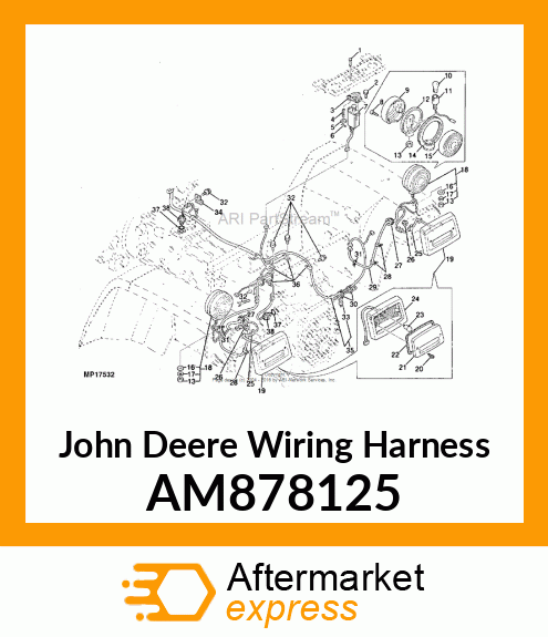 HARNESS, WIRING COMP. AM878125