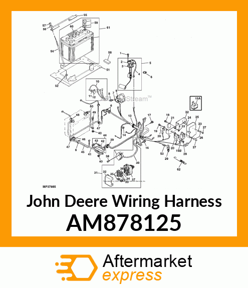 HARNESS, WIRING COMP. AM878125