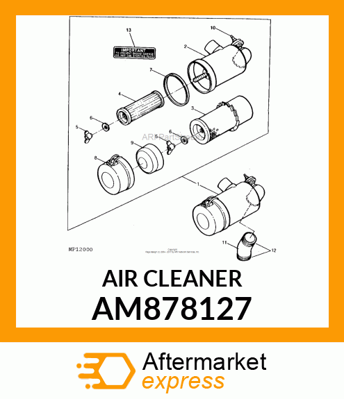 Air Cleaner AM878127