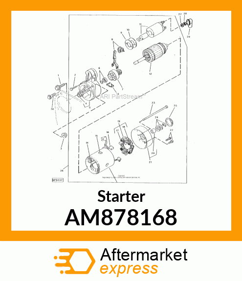 Starter Motor AM878168