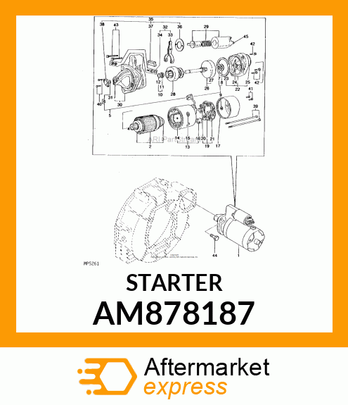 Starter Motor AM878187