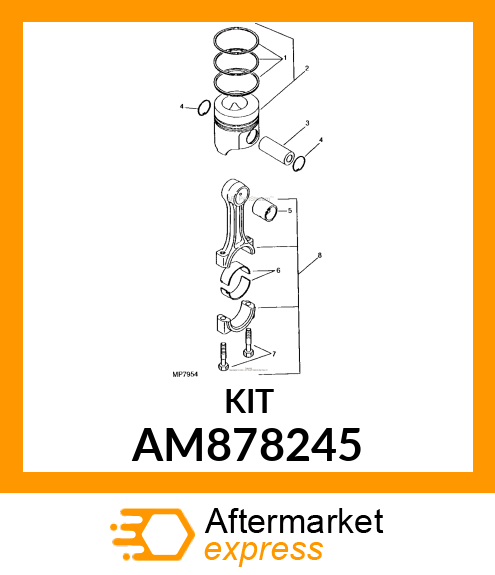 RING SET, 0.5 OS AM878245