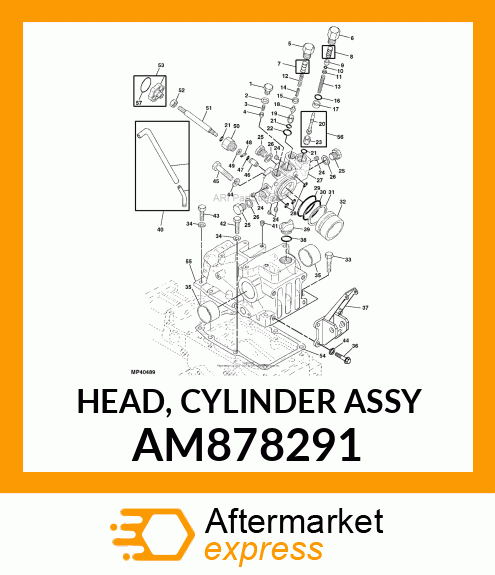 HEAD, CYLINDER ASSY AM878291