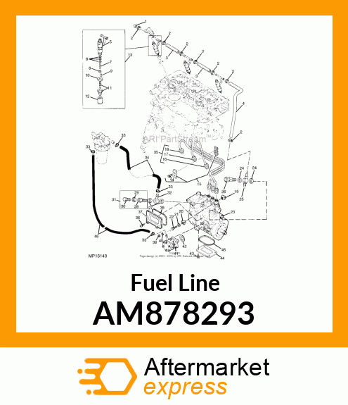 Fuel Line AM878293