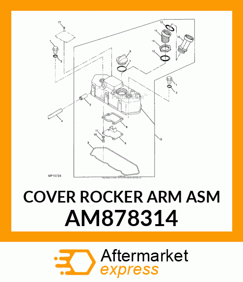 Cover Rocker Arm Asm AM878314